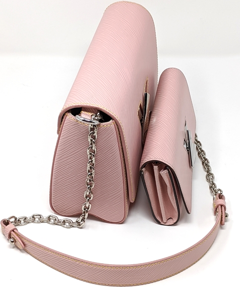 🎉HPx4 Louis Vuitton Pink Bag Twist Rose Ballerine MM Set! Sold out! - Picture 11 of 14